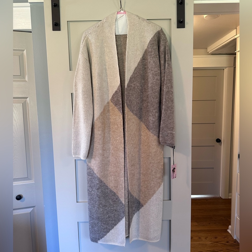 NWT Sincerely Jules Duster Sweater - Picture 1 of 7
